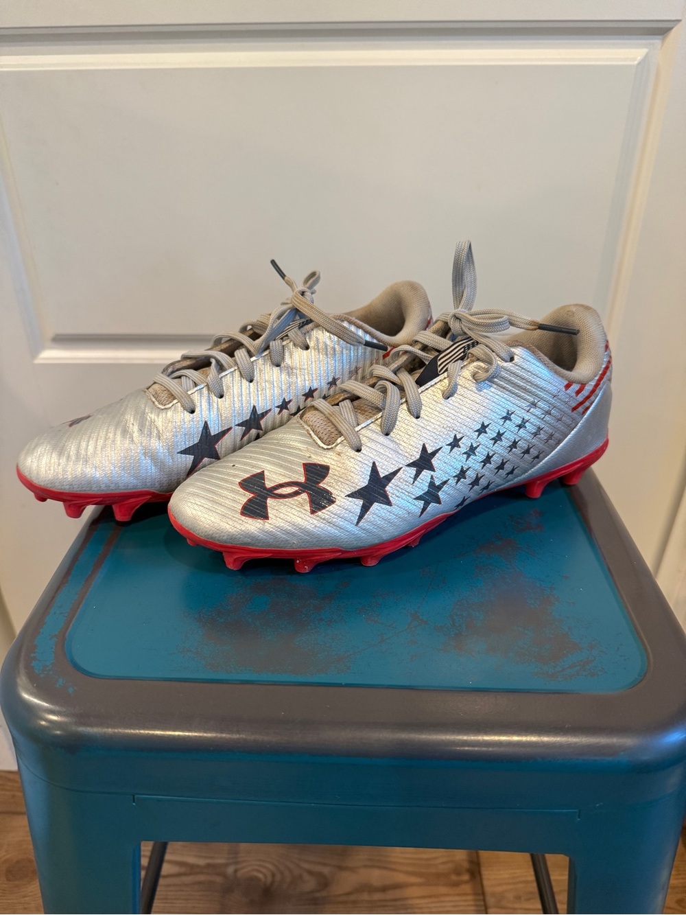 Under Armour Kids' Blur Select USA MC Football Cleats